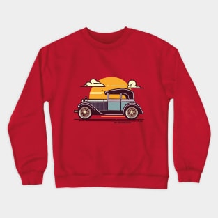 Old classic car Crewneck Sweatshirt